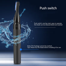 Load image into Gallery viewer, Electric Eyebrow Trimmer Safe Washable Blade Portable Painless Eyebrow Trimming Knife Hair Remover Makeup Beauty Tool
