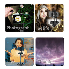 Load image into Gallery viewer, Handheld Gimbal Stabilizer Foldable With Fill Light Wireless Bluetooth For Xiaomi Huawei Iphone Smartphone
