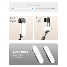 Load image into Gallery viewer, Handheld Gimbal Stabilizer Foldable With Fill Light Wireless Bluetooth For Xiaomi Huawei Iphone Smartphone
