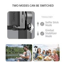 Load image into Gallery viewer, Handheld Gimbal Stabilizer Foldable With Fill Light Wireless Bluetooth For Xiaomi Huawei Iphone Smartphone
