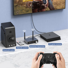Load image into Gallery viewer, Coaxial/Toslink Bluetooth Audio Receiver Transmitter 3.5mm Aux Wireless Music Adapter U Disk/TF Card Player DAC Converter
