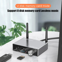 Load image into Gallery viewer, Coaxial/Toslink Bluetooth Audio Receiver Transmitter 3.5mm Aux Wireless Music Adapter U Disk/TF Card Player DAC Converter
