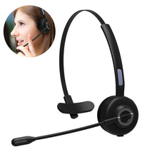 Load image into Gallery viewer, Bluetooth 5.0 Earphone USB Mono Head-Mounted Gaming Headset Noise Reduction Hifi Wireless Business Headset With Mic For PC
