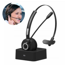 Load image into Gallery viewer, Bluetooth 5.0 Earphone USB Mono Head-Mounted Gaming Headset Noise Reduction Hifi Wireless Business Headset With Mic For PC
