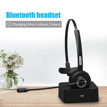 Load image into Gallery viewer, Bluetooth 5.0 Earphone USB Mono Head-Mounted Gaming Headset Noise Reduction Hifi Wireless Business Headset With Mic For PC
