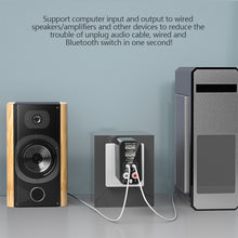 Load image into Gallery viewer, 2 In 1 Bluetooth 5.0 Receiver Transmitter 3.5mm RCA Wireless Audio Adapter U Disk/TF Play Support APP Control USB Charger
