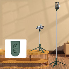 Load image into Gallery viewer, 1.67M Long Extended Bluetooth Wireless Selfie Stick Live Broacast Stand Holder Tripod Foldable With Fill Light For Smartphones
