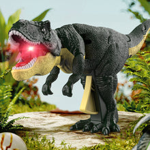 Load image into Gallery viewer, Kids Press Dinosaur Depression Toy Hand Operated Teloscopic Spring Swing Dinosaur Gifts with Sound Light Fidget Toys Christmas Birthdat Gifts
