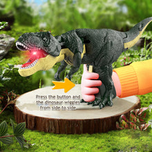 Load image into Gallery viewer, Kids Press Dinosaur Depression Toy Hand Operated Teloscopic Spring Swing Dinosaur Gifts with Sound Light Fidget Toys Christmas Birthdat Gifts
