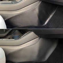 Load image into Gallery viewer, 2Pcs Car Interior Central Control Side Defense Kick Pad Protective Foot Pad Accessories Decoration Trim For Tesla Model 3 Model Y
