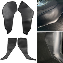 Load image into Gallery viewer, 2Pcs Car Interior Central Control Side Defense Kick Pad Protective Foot Pad Accessories Decoration Trim For Tesla Model 3 Model Y
