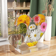 Load image into Gallery viewer, Love Heart Photo Frame DIY Crystal Epoxy Resin Mold Craft Rectangular Base Heart Decorative Ornament Silicone Mould Home Decor

