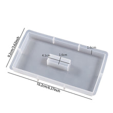 Load image into Gallery viewer, Love Heart Photo Frame DIY Crystal Epoxy Resin Mold Craft Rectangular Base Heart Decorative Ornament Silicone Mould Home Decor
