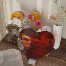 Load image into Gallery viewer, Love Heart Photo Frame DIY Crystal Epoxy Resin Mold Craft Rectangular Base Heart Decorative Ornament Silicone Mould Home Decor
