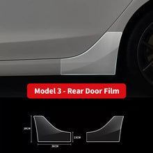 Load image into Gallery viewer, 2Pcs/4Pcs Car Front / Rear Door Extended Protective TPU Film Invisible Clothing Lamp Film Set Decoration For Tesla Model3/Y 2017-2023
