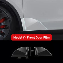 Load image into Gallery viewer, 2Pcs/4Pcs Car Front / Rear Door Extended Protective TPU Film Invisible Clothing Lamp Film Set Decoration For Tesla Model3/Y 2017-2023

