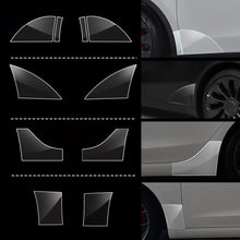 Load image into Gallery viewer, 2Pcs/4Pcs Car Front / Rear Door Extended Protective TPU Film Invisible Clothing Lamp Film Set Decoration For Tesla Model3/Y 2017-2023
