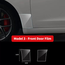 Load image into Gallery viewer, 2Pcs/4Pcs Car Front / Rear Door Extended Protective TPU Film Invisible Clothing Lamp Film Set Decoration For Tesla Model3/Y 2017-2023
