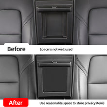 Load image into Gallery viewer, Car Armrest Hidden Storage Box Center Console Organizer Accessories ABS for Tesla Model 3 Model Y 2021 2022
