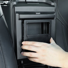 Load image into Gallery viewer, Car Armrest Hidden Storage Box Center Console Organizer Accessories ABS for Tesla Model 3 Model Y 2021 2022
