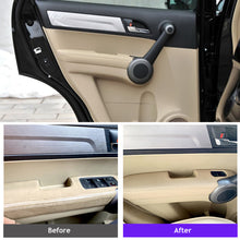 Load image into Gallery viewer, 2/4Pcs Microfiber Leather Car Front Rear Door Handle Panel Armrest Cover Protective Trim For Honda CRV 2007 2008 2009 2010 2011 Accessories
