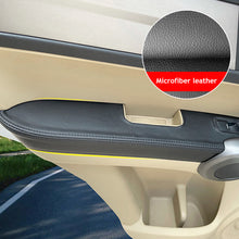 Load image into Gallery viewer, 2/4Pcs Microfiber Leather Car Front Rear Door Handle Panel Armrest Cover Protective Trim For Honda CRV 2007 2008 2009 2010 2011 Accessories
