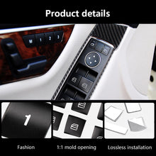 Load image into Gallery viewer, 14Pcs Car Window Glasses Lift Button Cover Switch Frame Trim Stickers For Mercedes Benz W204 GLA X156 CLA C117 A W176 B W246 Class
