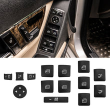 Load image into Gallery viewer, 14Pcs Car Window Glasses Lift Button Cover Switch Frame Trim Stickers For Mercedes Benz W204 GLA X156 CLA C117 A W176 B W246 Class
