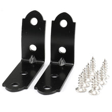 Load image into Gallery viewer, Stainless Steel Car Glove Box Lid Hinge Snapped Repair Kit Hinge Brackets With Screws For Audi A4 S4 RS4 B6 B7 8E

