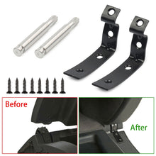 Load image into Gallery viewer, 2Pcs Glove Box Lid Hinge Snapped Repair Fix Kit Brackets Steel Black For Audi A4 S4 RS4 B6 B7 8E For Seat Exeo/ST 3R5
