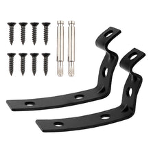 Load image into Gallery viewer, 2Pcs Glove Box Lid Hinge Snapped Repair Fix Kit Brackets Steel Black For Audi A4 S4 RS4 B6 B7 8E For Seat Exeo/ST 3R5
