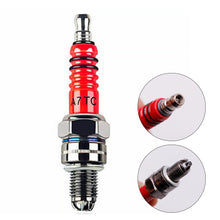 Load image into Gallery viewer, Motorcycle Vehicles Racing Spark Plug 3 Triple Electrode A7TC D8TC For GY6 CG 50 70 110 125 150CC Off-road Atv Scooter Dirt Bike Go Kart
