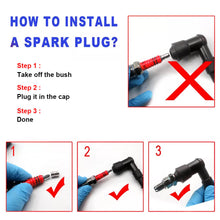 Load image into Gallery viewer, Motorcycle Vehicles Racing Spark Plug 3 Triple Electrode A7TC D8TC For GY6 CG 50 70 110 125 150CC Off-road Atv Scooter Dirt Bike Go Kart
