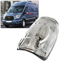 Load image into Gallery viewer, Car Rearview Mirror Side Turn Signal Light Indicator Clear Lens Cover Without Bulbs Fit For Ford Transit MK8 2014 2019 Accessories
