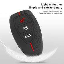 Load image into Gallery viewer, 3 Button Car Key Case Cover Key Protectio Shell for Ford Transit Custom Mondeo Fiesta Kuga ST Line MK3 Focus 3 Station Wagon Ecosport
