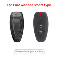 Load image into Gallery viewer, 3 Button Car Key Case Cover Key Protectio Shell for Ford Transit Custom Mondeo Fiesta Kuga ST Line MK3 Focus 3 Station Wagon Ecosport
