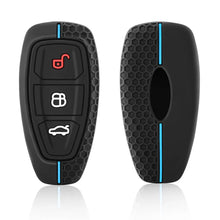 Load image into Gallery viewer, 3 Button Car Key Case Cover Key Protectio Shell for Ford Transit Custom Mondeo Fiesta Kuga ST Line MK3 Focus 3 Station Wagon Ecosport
