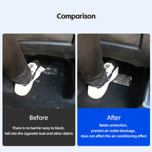 Load image into Gallery viewer, 2Pcs Backseat Air Vent Fully Stainless Steel Cover Pad Integrated Design Air Flow Vent Grille Protection For Tesla Model Y 2020-2023

