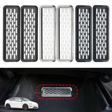 Load image into Gallery viewer, 2Pcs Backseat Air Vent Fully Stainless Steel Cover Pad Integrated Design Air Flow Vent Grille Protection For Tesla Model Y 2020-2023
