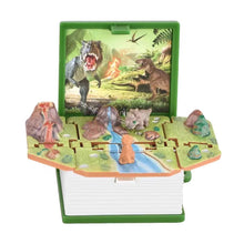 Load image into Gallery viewer, 3D Dinosaur Foldable Book Key Chain Toys Kids Pop Out Mini Book Astronaut Wacky Toys Trick Stress Relief Toy
