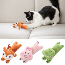 Load image into Gallery viewer, Cute Animal Shape Catnip Cats Toy Kitten Dinosaur Teeth Chewing Biting Plush Toys Cat Plush Thumb Pillow Pet Accessories
