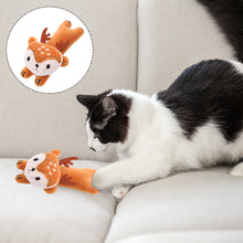 Load image into Gallery viewer, Cute Animal Shape Catnip Cats Toy Kitten Dinosaur Teeth Chewing Biting Plush Toys Cat Plush Thumb Pillow Pet Accessories

