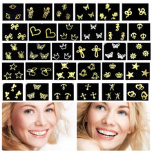 Load image into Gallery viewer, 3pcs/Box Metal Ultra-thin Dental Drill Crystal Ornament Tailor-made Various Shape Beauty Diamond Jewelry Oral Decoration
