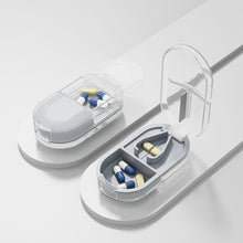 Load image into Gallery viewer, Portable Medicine Box Pills Splitters Cutter Medicine Box Mini Storage Box Pill Tablet Pill Cutter Divide Medicine Storage Box
