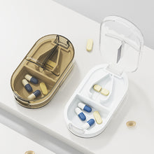 Load image into Gallery viewer, Portable Medicine Box Pills Splitters Cutter Medicine Box Mini Storage Box Pill Tablet Pill Cutter Divide Medicine Storage Box
