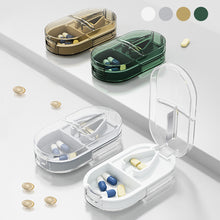 Load image into Gallery viewer, Portable Medicine Box Pills Splitters Cutter Medicine Box Mini Storage Box Pill Tablet Pill Cutter Divide Medicine Storage Box
