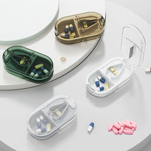 Load image into Gallery viewer, Portable Medicine Box Pills Splitters Cutter Medicine Box Mini Storage Box Pill Tablet Pill Cutter Divide Medicine Storage Box
