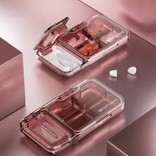 Load image into Gallery viewer, Medicine Cutter Tablet Segmentation Packaging Portable Medicine Box Household Mini Creative Sealing Moisture-proof Pill Box

