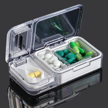 Load image into Gallery viewer, Medicine Cutter Tablet Segmentation Packaging Portable Medicine Box Household Mini Creative Sealing Moisture-proof Pill Box
