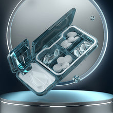 Load image into Gallery viewer, Medicine Cutter Tablet Segmentation Packaging Portable Medicine Box Household Mini Creative Sealing Moisture-proof Pill Box
